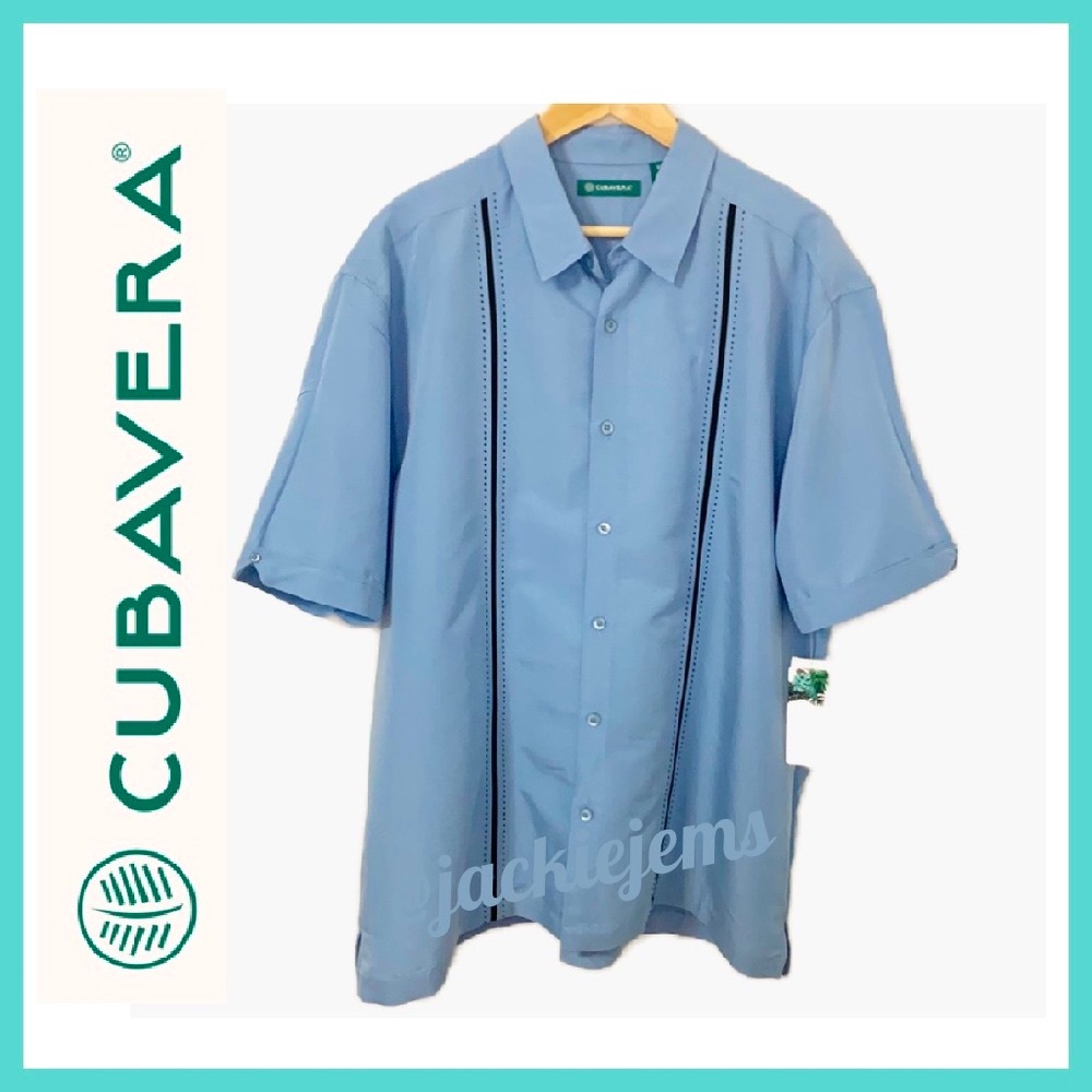 Cubavera 🇨🇺 Cuba Cuban Men’s Button up Shirt New NWT XL Handsome Casual Preppy